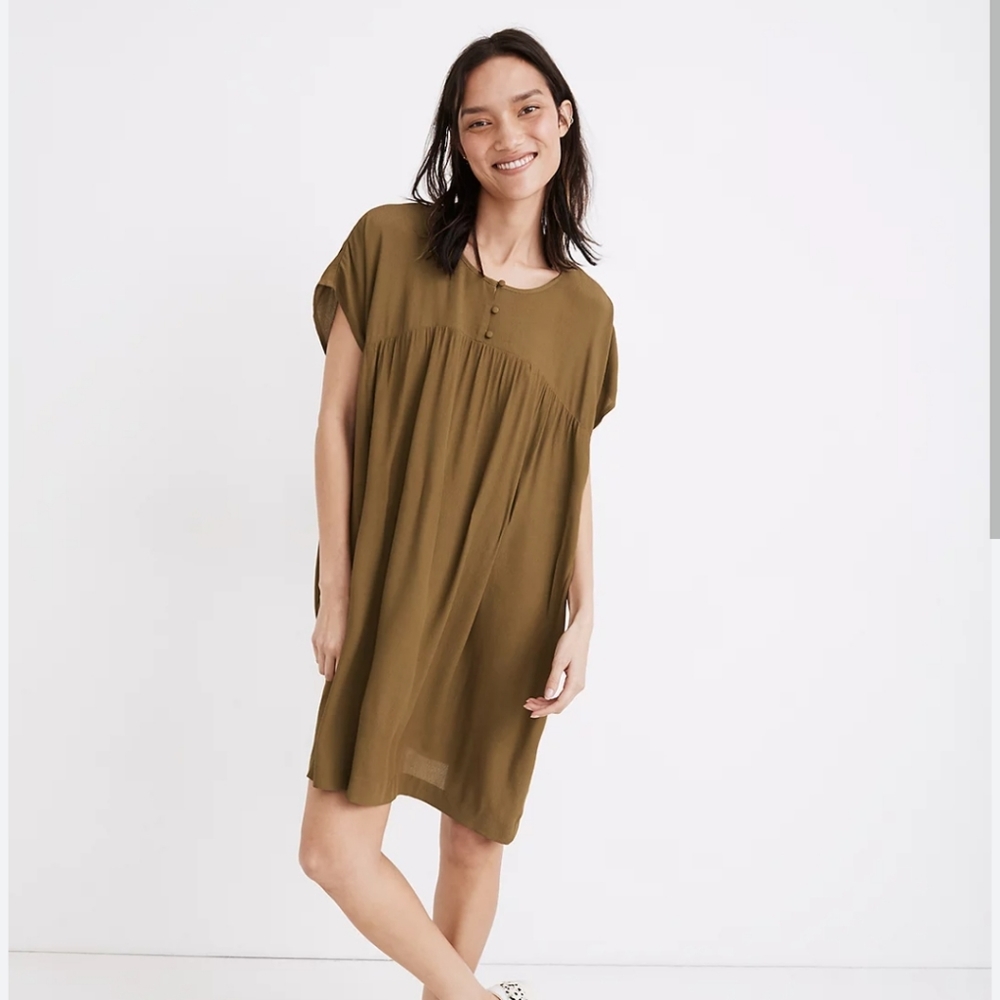 Madewell Shirred Easy Dress